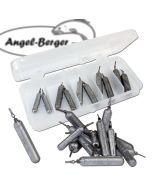 Angel Berger Drop Shot Bleisortiment mit Box gemischt