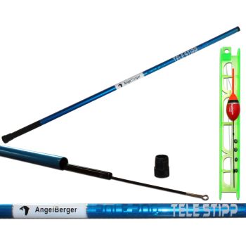 Angel Berger Stipprute mit Fertigangel Pole Rod Kinderangel Köderfischangel Polerute Stippe Angel Set