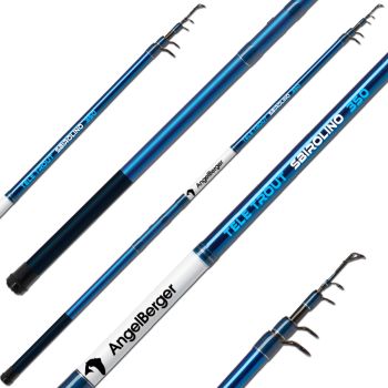 Angel Berger Sbiro Trout 3,50m 5-25g Sbirolinorute Forellenrute Sbirulino 