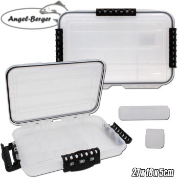 Angel Berger Waterproof Tackle Box Zubehörbox wasserdicht Köderbox Angelbox