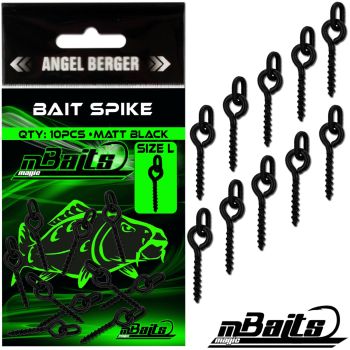 Magic Baits Bait Spike Bait Screw Boilie Schraube mit Ring Boiliebefestigung Carp Swivels 