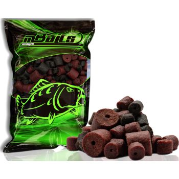 Magic Baits Halibut Pellets Mix 1 Kg gelocht Futterpellets Carp Pellet Karpfenköder Angelköder Karpfenfutter zum Karpfenangeln