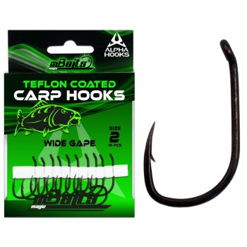 Magic Baits Wide Gape 6 Karpfenhaken Boiliehaken Carp Hooks Angelhaken