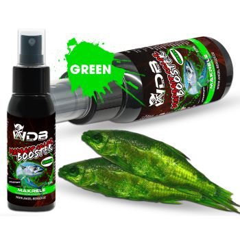 Wild Devil Baits Deadbait Color Booster Köderfisch Farbe Baitfish Paint Farbaroma Spray-Green-Makrele