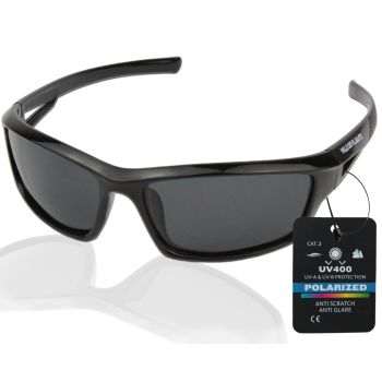 Wild Devil Baits High UV Polarisationsbrille Schwarz Polbrille Angelbrille Raubfischangeln Sonnenbrille Sun Glasses
