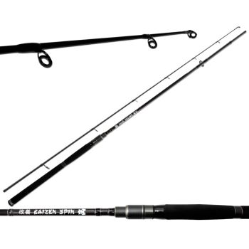 Wild Devil Baits Kaizen Spin Spinnrute mit Tasche Barsch Rute Zanderrute Hechtrute 40T Toray Carbon Angelrute Spinnfischen Raubfischrute