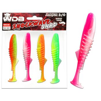 Wild Devil Baits Shockwave Shad Gummifisch Kunstköder Softlure Gummiköder Hecht Barsch Zander Angelköder Raubfischköder