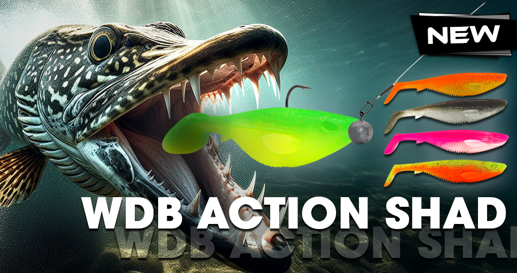 Wild Devil Baits Action Fire Tiger Shad Gummifisch Kunstköder Softlure Gummiköder Hecht Barsch Zander Angelköder Raubfischköder Angelköder