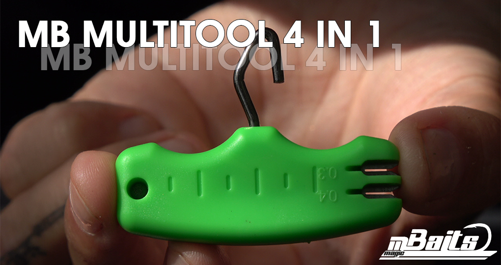 NEU! Magic Baits Multitool 4 in 1 Knot Puller Line Stripper Hook Sharper Hair Measure