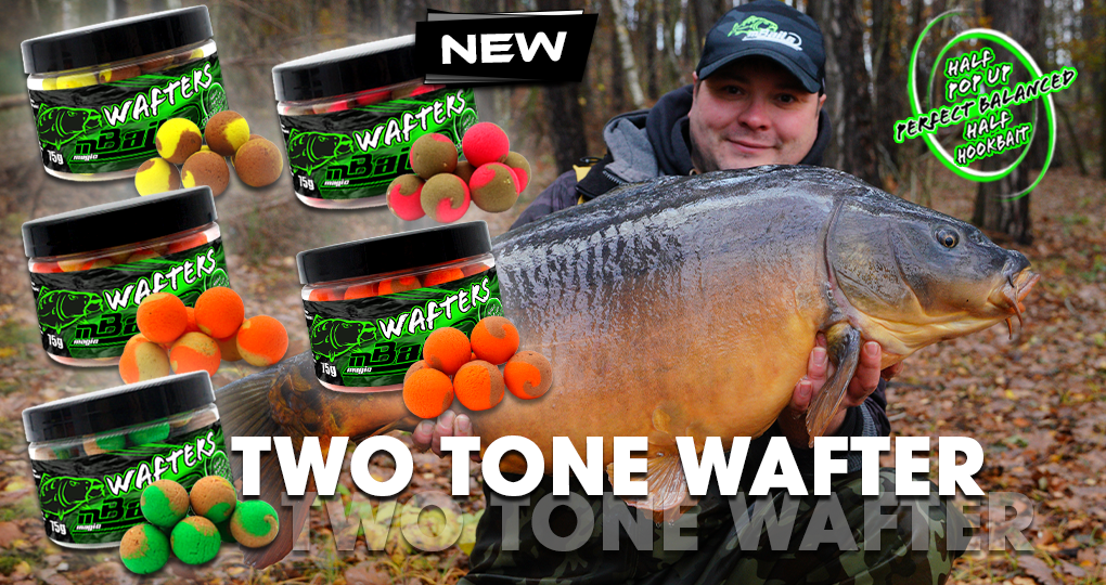 Magic Baits Two Tone Wafters Half Ups Half Pop Up Half Hookbait schwerelos Karpfenköder Boilie Futtermittel