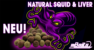 Neu! Magic Baits Natural Squid & Liver Premium Range Boilies Carp Baits Karpfen Boilie Futtermittel