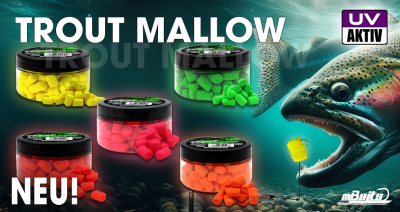 NEU! Magic Baits Trout Mallow Forellenköder schwimmend Forellenteig Angelköder Forelle Trout Bait