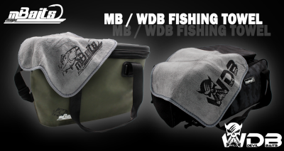NEU ! Magic Baits Wild Devil Baits Fishing Towel Angel Handtuch für Karpfenangler Raubfischangler Angelhandtuch