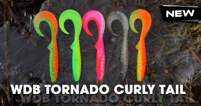 Wild Devil Baits Tornado Curly Tail Fire Tiger Twister Gummifisch Shad Kunstköder Softlure Gummiköder Hecht Barsch Zander Angelköder