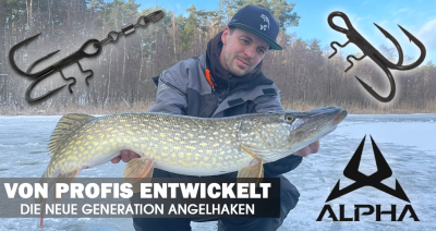 Wild Devil Baits Alpha Baitholder Treble Hook und Head Hook System Drilling Assist Treble Hook Genickdrillin