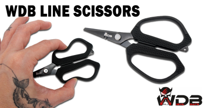 NEU ! Wild Devil Baits Line Scissors 12cm Angelschere Schnurschere Schere zum Schneiden von Angelschnüren