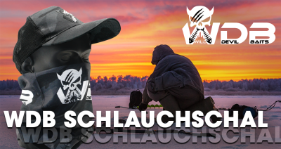 Wild Devil Baits Schlauchschal Loop Multifunktionstuch Scarf Halstuch Angler Halswärmer Angeln Nackenwärmer Angelkleidung