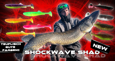 Wild Devil Baits Shockwave Shad Gummifisch Kunstköder Softlure Gummiköder Hecht Barsch Zander Angelköder Raubfischköder Angelköder